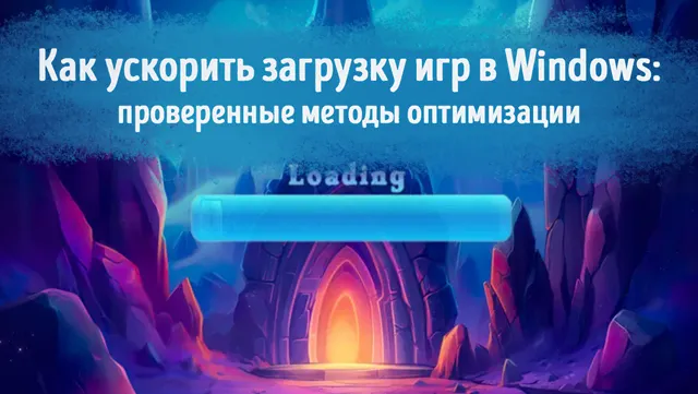 Иллюстрация к записи «Оптимизация загрузки игровых данных в Windows: 7 надёжных способов»