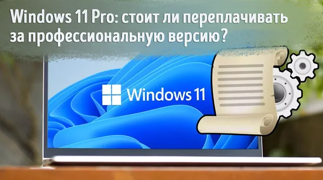 Иллюстрация к записи «Windows 11 Pro: кому действительно нужна профессиональная версия»
