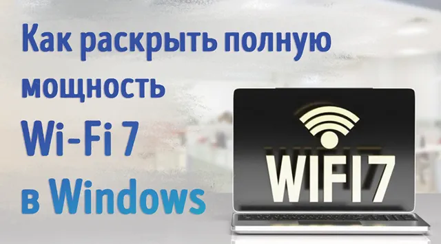 Иллюстрация к записи «Максимальная скорость Wi-Fi 7: настройка Windows для оптимальной работы»