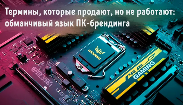 Иллюстрация к статье «Когда слова не равны качеству: обзор пустых терминов в брендинге ПК»