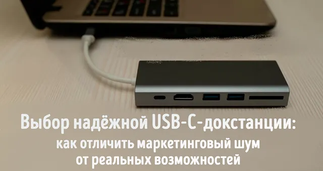 Иллюстрация к статье «Не доверяйте маркировке USB‑C‑док‑станции: 4»