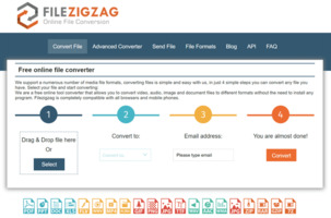Иллюстрация к записи «Обзор FileZigZag – бесплатный и мощный онлайн-конвертер файлов»