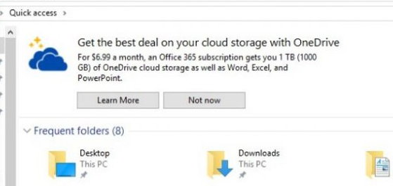 Windows 10 начал отображать рекламу в OneDrive – цена бесплатного обновления