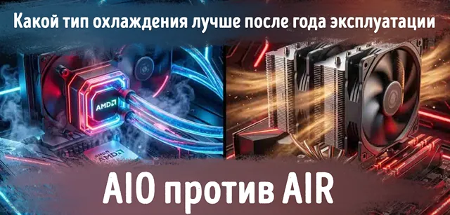 Сравнение типов охлаждения центрального процессора
