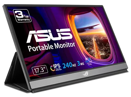 Портативный игровой монитор ASUS ROG Strix XG17AHPE