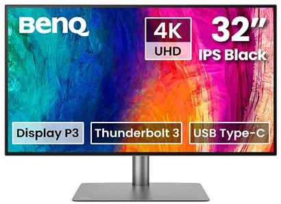 Монитор BenQ PD3225U Thunderbolt 4K IPS черный