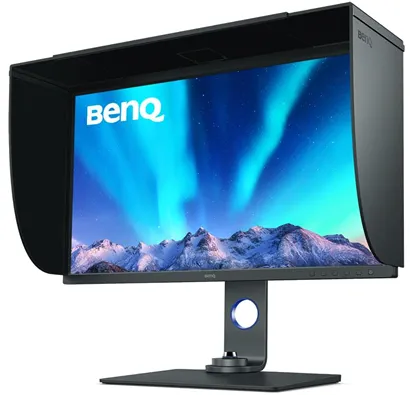 Фотографический монитор BenQ SW321C с очень широким охватом цветовой гаммы и защитным козырьком