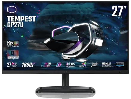 Cooler Master Tempest GP27U — премиальный 27-дюймовый монитор с разрешением 4K