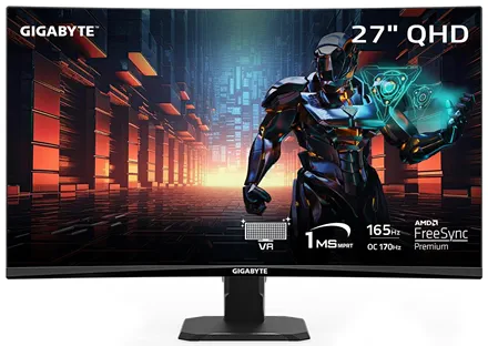 Игровой изогнутый монитор GIGABYTE GS27QC