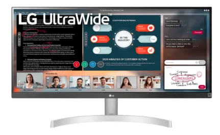 LG UltraWide 29WN600-W с диагональю экрана 29 дюймов является самым компактным из сверхширокоформатных мониторов