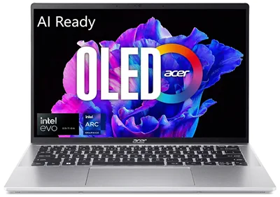 Тонкий и легкий ноутбук Acer Swift Go 14 Intel Evo для работы над фотографиями