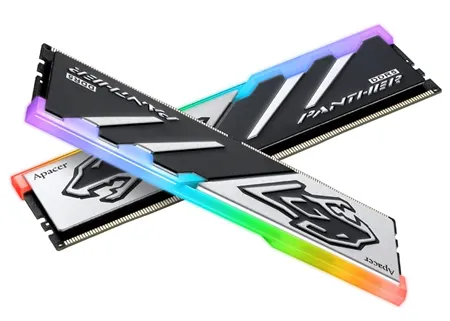 Оперативная память Apacer DDR5 DIMM 16GB Panther RGB с поддержкой HSRP