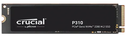 SSD-накопитель Crucial P310 PCIe Gen4 NVMe M2 2280, совместим с ноутбуками, настольными компьютерами и портативными игровыми консолями