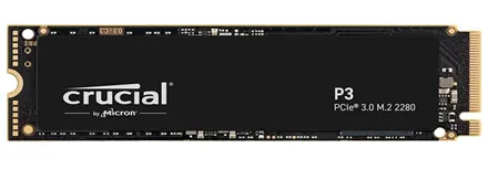 Твердотельный накопитель Crucial P3 PCIe Gen3 NVMe