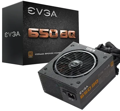 Блок питания EVGA 650 Bq с тестером самодиагностики при включении
