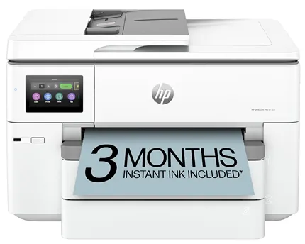 Широкоформатный беспроводной цветной струйный принтер HP OfficeJet Pro 9730e «все в одном»