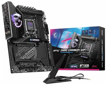 Материнская плата MSI MPG Z890 CARBON WIFI ATX — поддерживает процессоры Intel Core Ultra (серия 2)