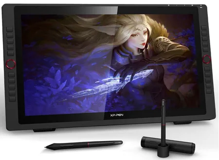Графический планшет XP-Pen Artist 24 Pro с разрешением 2K QHD, диагональю экрана 23,8 дюйма и охватом цветового пространства Adobe RGB