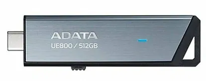 Защищённая флешка Adata Elite UE800 в серебристо-сером исполнении