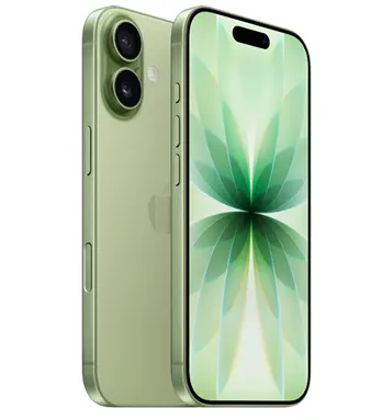 Смартфон Apple iPhone 17 в зелёно-лаймовой расцветке