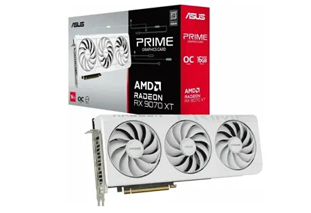 Видеокарта Asus Radeon RX 9070 XT PRIME OC 16G WHITE