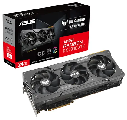 Видеокарта ASUS TUF Gaming AMD Radeon RX 7900 XTX OC Edition 24GB
