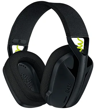 Беспроводная игровая гарнитура Logitech G 435 LIGHTSPEED с легкими накладными наушниками и поддержкой Bluetooth