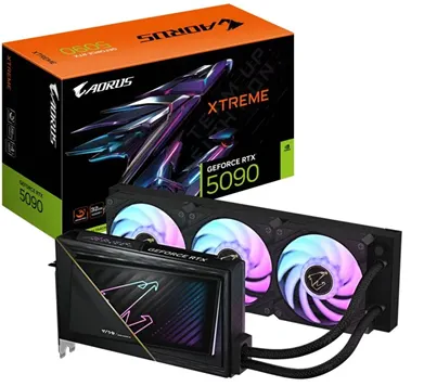 Видеокарта Gigabyte AORUS GeForce RTX 5090 с технологией Xtreme Waterforce