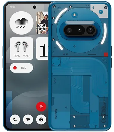 Смартфон Nothing Phone (3a) 12 ГБ + 256 ГБ без SIM-карты - синий