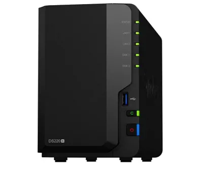 Стильный сервер NAS Synology DiskStation DS220 Plus по бюджетной цене