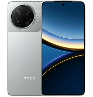 Смартфон Xiaomi Poco F7 Pro в расцветке Silver