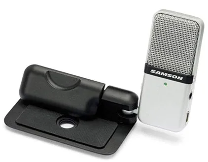 Компактный микрофон Samson Go для записи ASMR на ходу