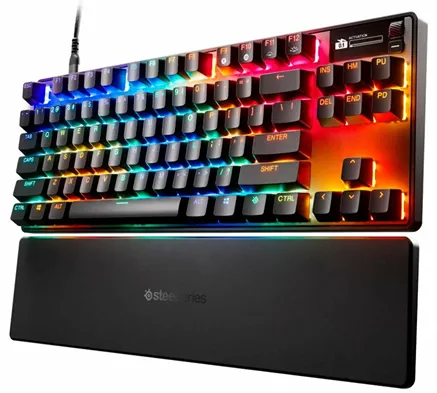 Клавиатура SteelSeries Apex Pro TKL Gen 3 Механическая игровая черный Английская раскладка USB