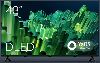 Телевизор Tuvio FULL HD DLED Frameless на платформе YaOS, TD43FFBHH11