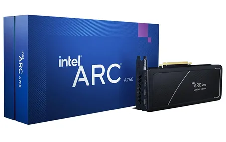Бюджетная видеокарта Intel Arc A750 для компьютерных игр