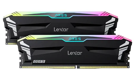 Оперативная память Lexar ARES RGB DDR5 6400 МГц CL32 с ярким дизайном
