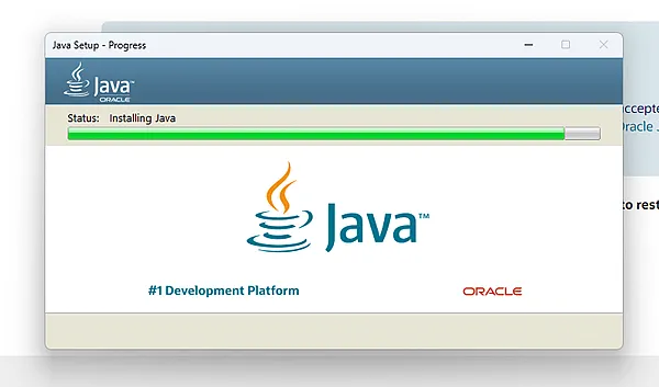 Процесс установки среды Java на ПК с Windows
