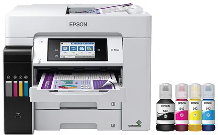 Мощный струйный принтер Epson EcoTank Pro ET-5850