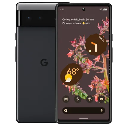 Смартфон Google Pixel 6 в чёрном цвете