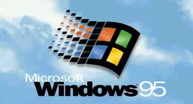 Классический логотип операционной системы Windows 95