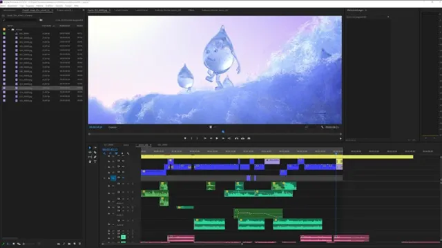 Проект в популярном инструменте для редактирования видео – Premiere Pro