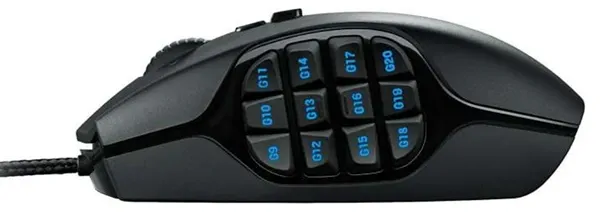 Мышь Logitech G600 – боковые кнопки