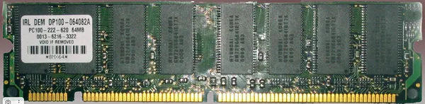 Планка оперативной памяти SDR SDRAM