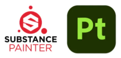 Старый и новый логотип Substance Painter