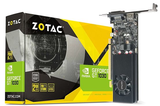 Самая доступная игровая видеокарта ZOTAC GeForce GT 1030