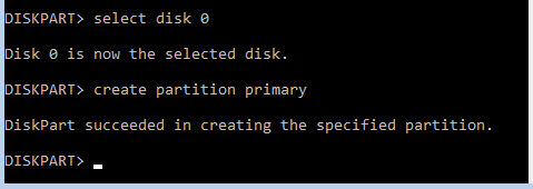 Распределение пространства диска при установке Windows