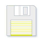 Гибкий диск для хранения компьютерной информации